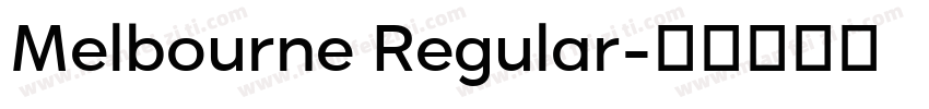 Melbourne Regular字体转换